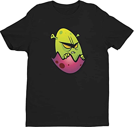 Designer tshirts - Cartoon alien tshirt