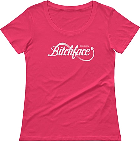 Bitchface tshirt for the mean girl