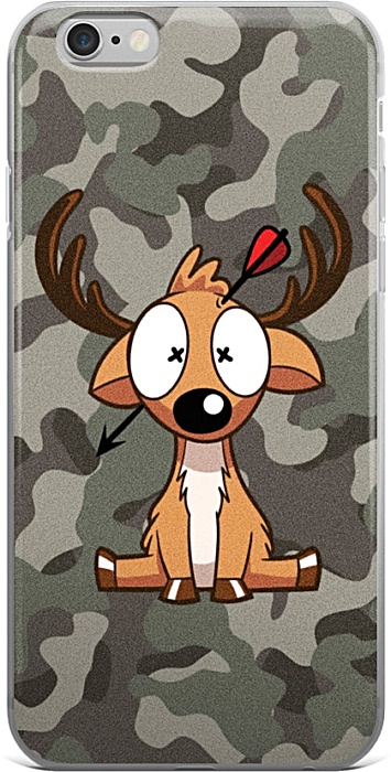 Camo Hunter Dead Deer iPhone Cover