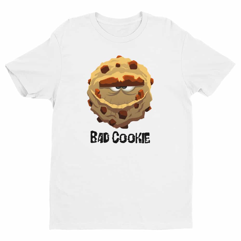 Cartoon Bad Cookie Designer Men's Tshirt