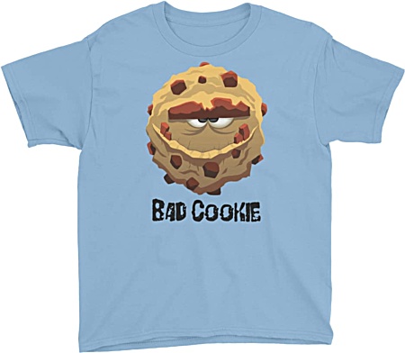 Bad Cookie Monster Kids Tshirt