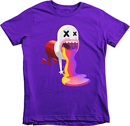 Vomit Rude Children's Kids Tshirt