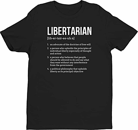 Political Freedom Libertarian Tshirts- Tshirts by Squeaky Chimp