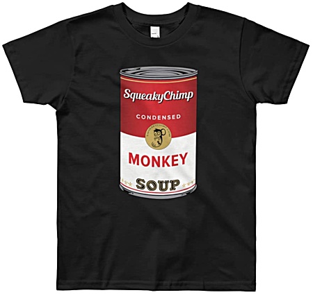 Monkey Soup Kids Funny T-shirts - youth size monkey tees