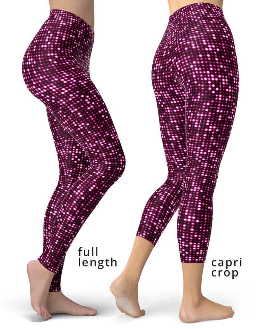 Aim'n - 'Pink Beat' Shimmer Leggings on Designer Wardrobe