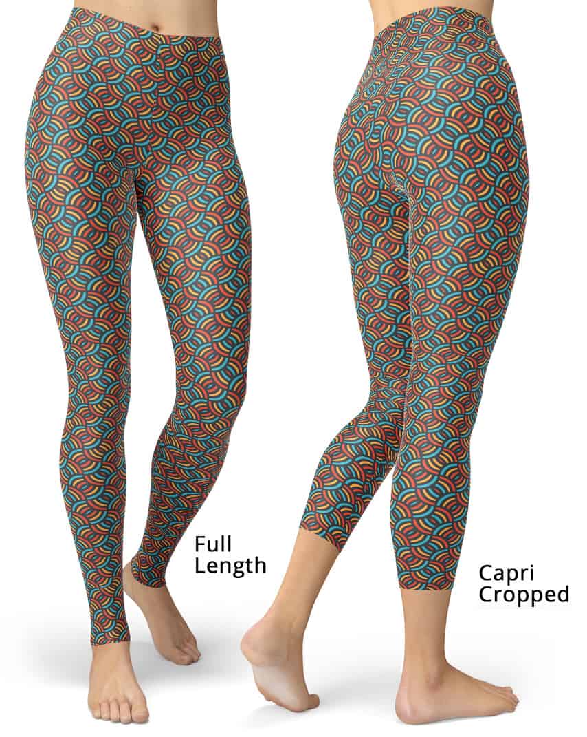 Colorful Circles Leggings - Designed By Squeaky Chimp T-shirts & Leggings