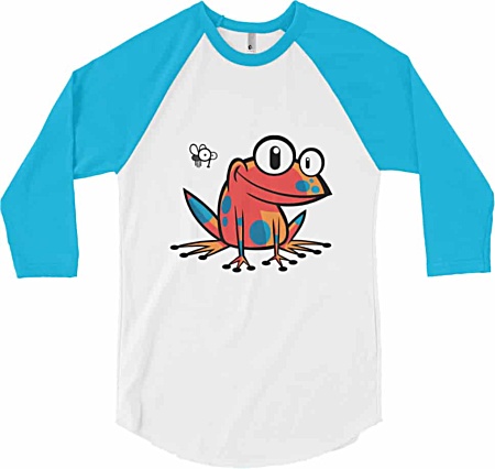 Poison Frog – Long Sleeve Baseball T-Shirt