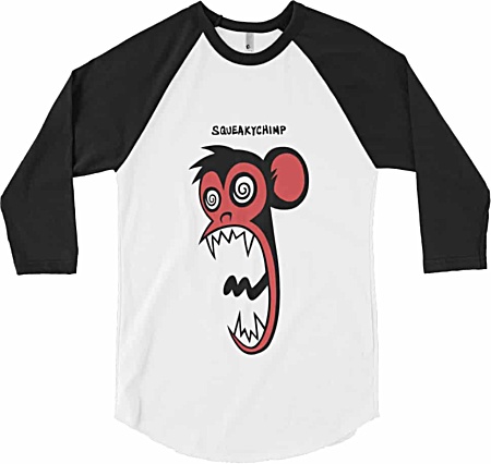 Monkey Tshirt - Long Sleeve Baseball