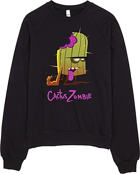 Kactus Zombie Sweatshirt American Apparel