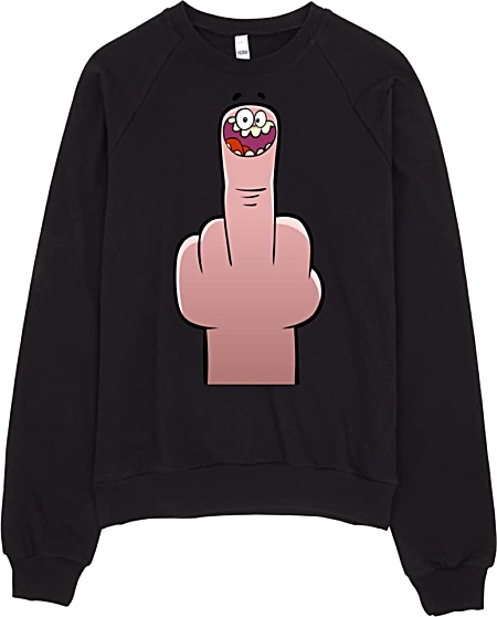 Middle Finger Rude Sweatshirt