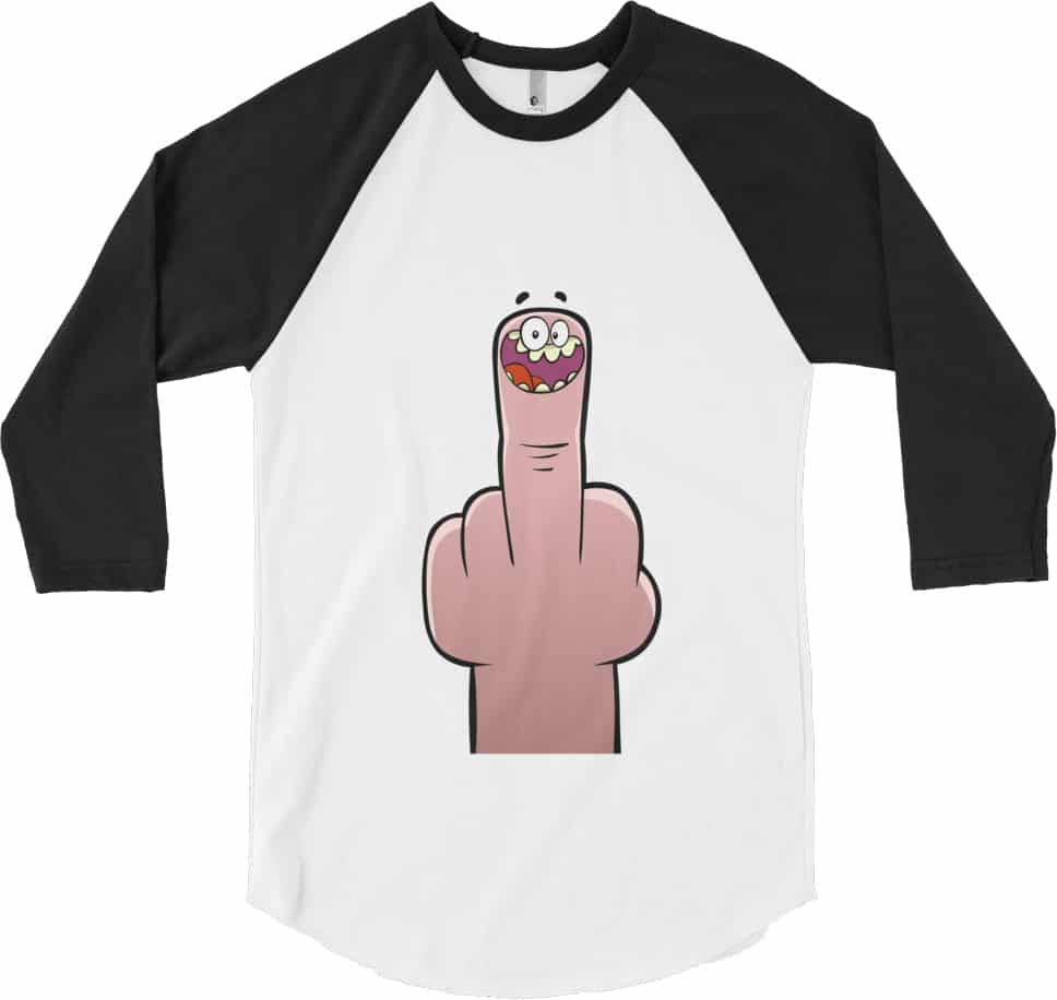 Middle Finger Offensive Rude Tshirt