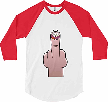 Middle Finger Offensive Rude Tshirt