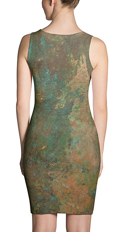 Antique Copper Rust Dress