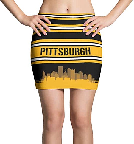 NFL Pittsburgh Steelers Mini Skirt