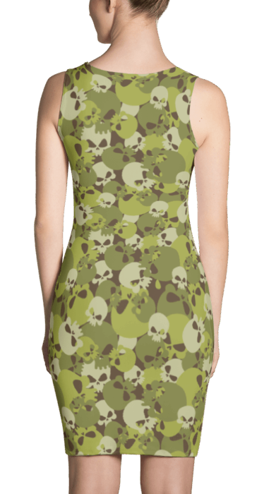 Camouflage Skulls Dress