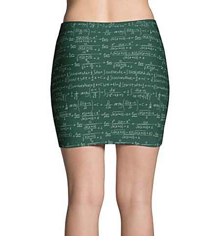 Trigonometry Mini Skirt