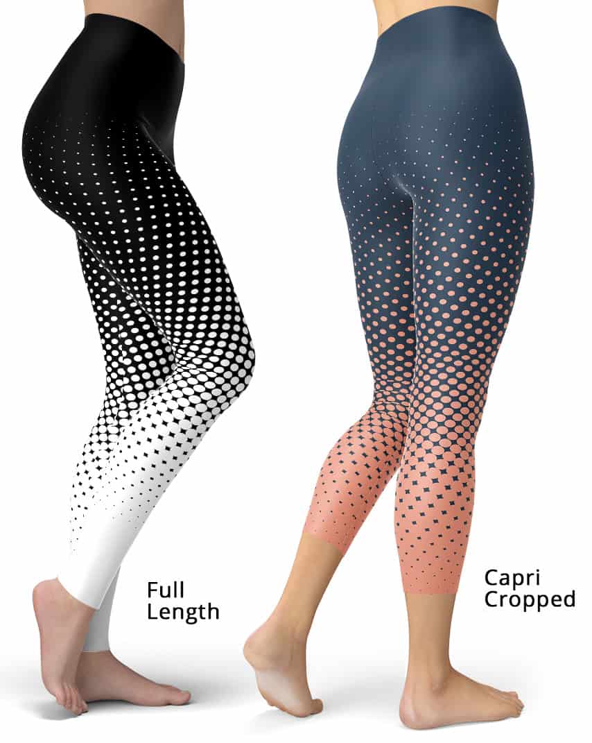 Halftone Heart Valentine's Day Leggings - Designed By Squeaky Chimp  T-shirts & Leggings
