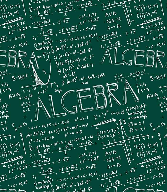 Chalkboard Algebra Math Leggings - Designed By Squeaky Chimp T-shirts &  Leggings