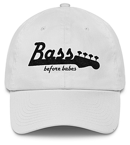 Bass Before Babes - Bassist musician twill hat cap