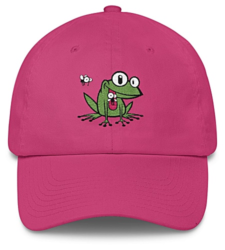 Green Frog Baseball Cap Twill Hat
