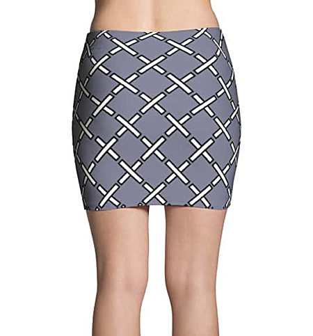 Mini skirt inspired by Project Runway - X designer skirts by Squeaky Chimp