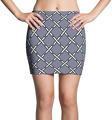 Mini skirt inspired by Project Runway - X designer skirts by Squeaky Chimp