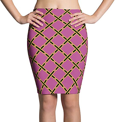 Pencil skirt inspired by Project Runway - X designer skirts by Squeaky Chimp