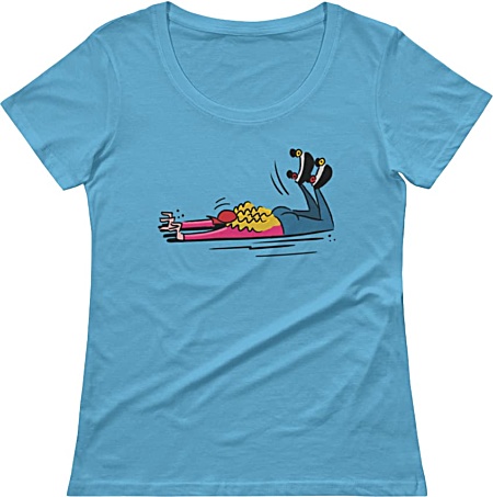 Roller Skates Tee - Roller Derby Tshirt - Roller Skating Tshirt - Scoopneck Shirt
