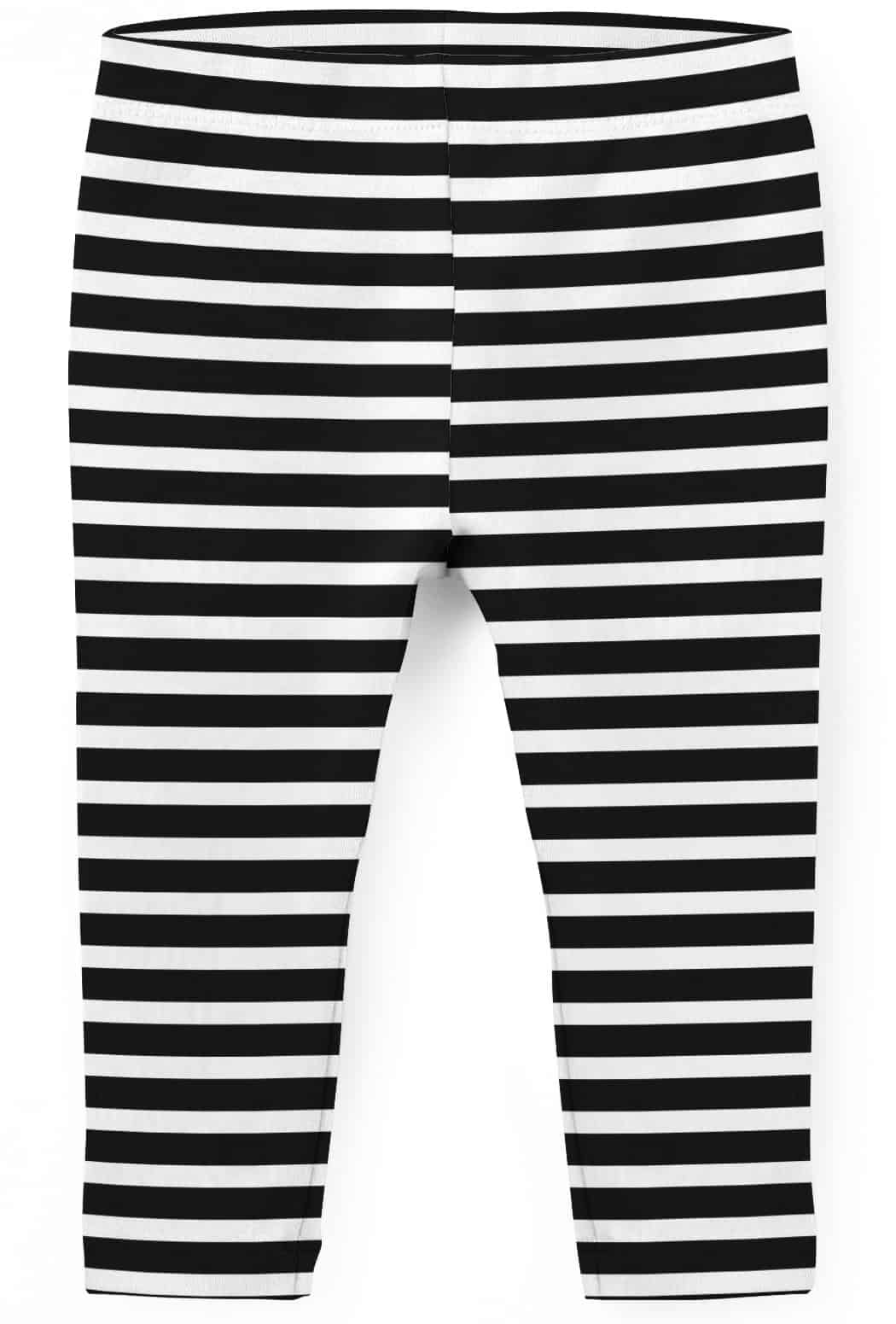 Horizontal Stripe Kids Leggings - Designed By Squeaky Chimp T