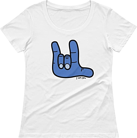 Sign Language Tshirt - I love you Tee