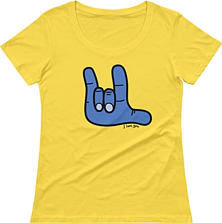 Sign Language Tshirt - I love you Tee