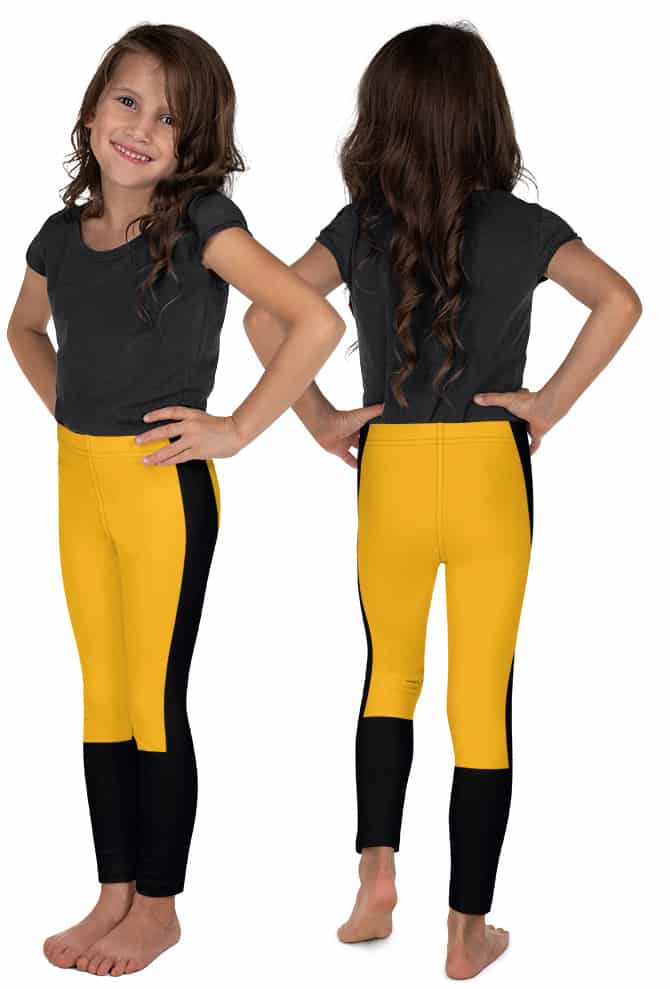 NFL Pittsburgh Game Day Kids Leggings - Designed By Squeaky Chimp T-shirts  & Leggings