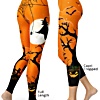 Spooky Halloween Yoga Leggings - Sporty Chimp legging, workout gear & more