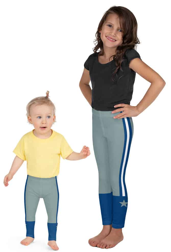 Dallas Cowboys Game Day Kids Leggings - Designed By Squeaky Chimp