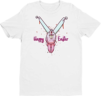 dead bunny t shirt - rude t shirts - rude easter shirt