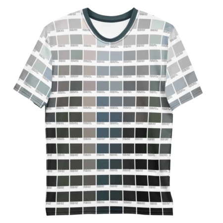 Grayscale Color Pantone T shirt Women's crew Neck Tee for Graphic Designers