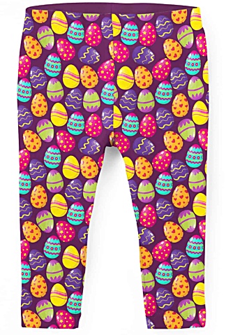 Easter Egg Children's Leggings - Bunny Kids Leggings - Easter Leggings - Easter Bunny