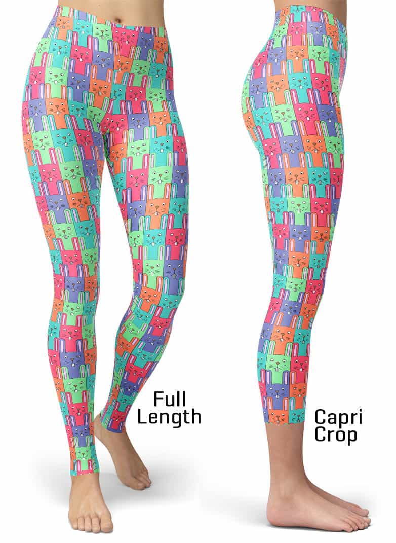 Easter Bunny Leggings - Designed By Squeaky Chimp T-shirts & Leggings