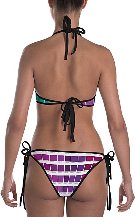 Grayscale & Color Pantone Bikini 2 piece swimsuit