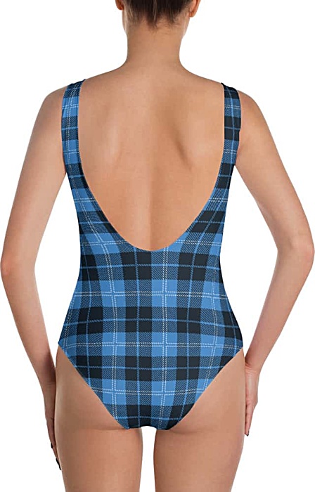 Scottish Tartan Plaid Swimsuit - one piece bathing suit