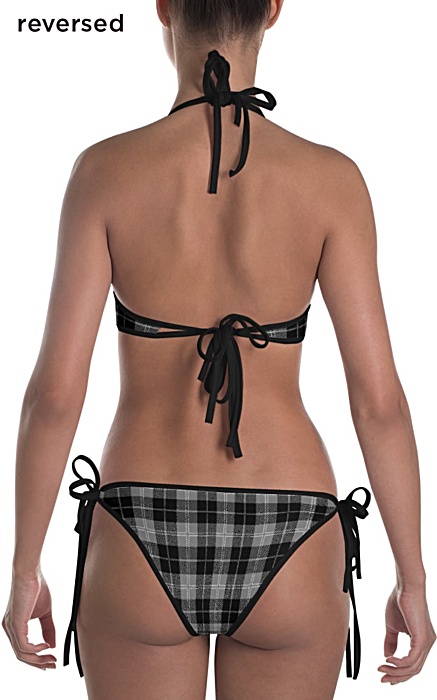 Scottish Tartan Plaid Swimsuit - bikini bathing suit