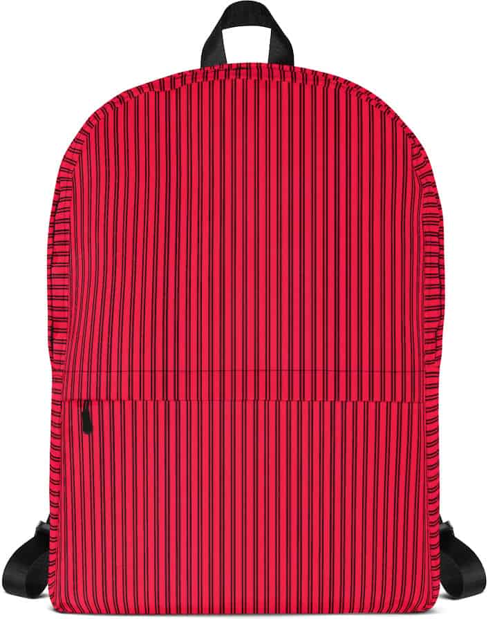 Classic Pinstripe Backpack - Designed By Squeaky Chimp T-shirts & Leggings