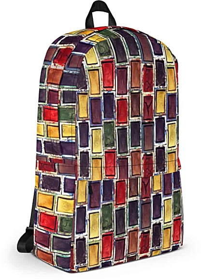 Watercolor Paint Set Texture Backpack for Artists