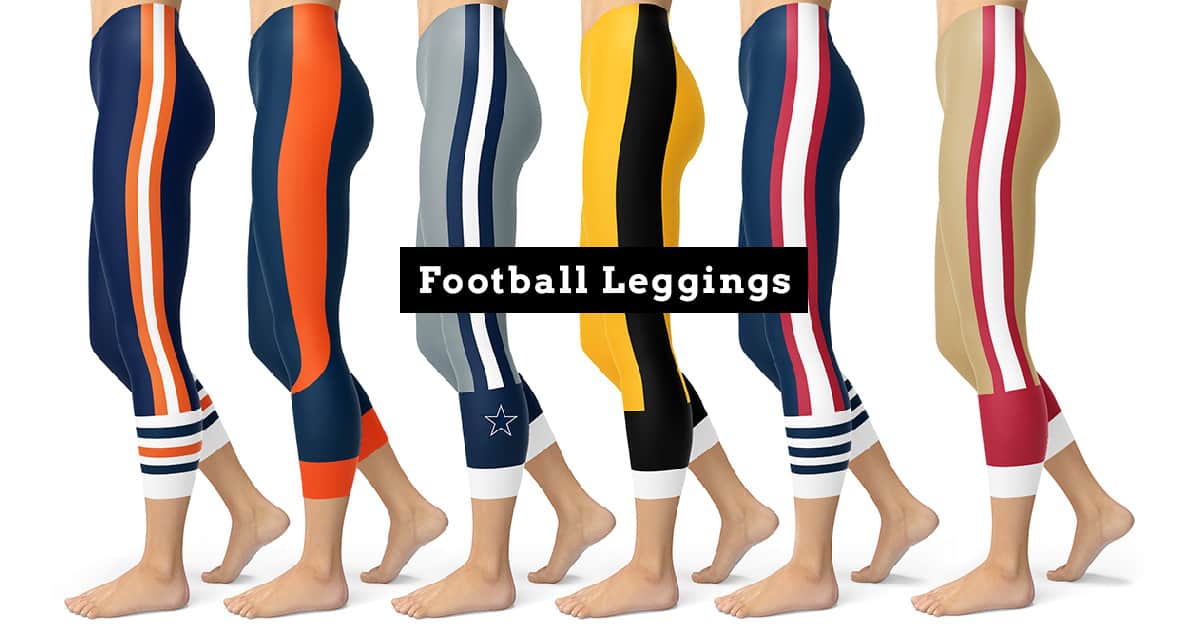 Tennessee Titans Football Uniform Leggings - Designed By Squeaky Chimp  T-shirts & Leggings