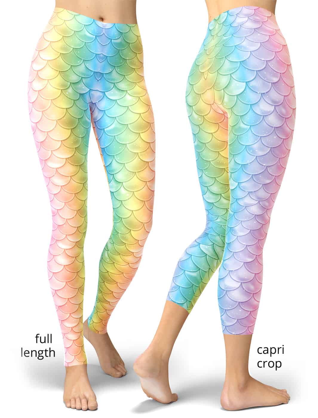 Pastel Mermaid Leggings - Designed By Squeaky Chimp T-shirts