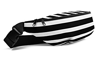 red white green blue black orange stripe stripes striped stripped horizontal vertical strips bumbag bumbag bag hip packs fanny pack belt