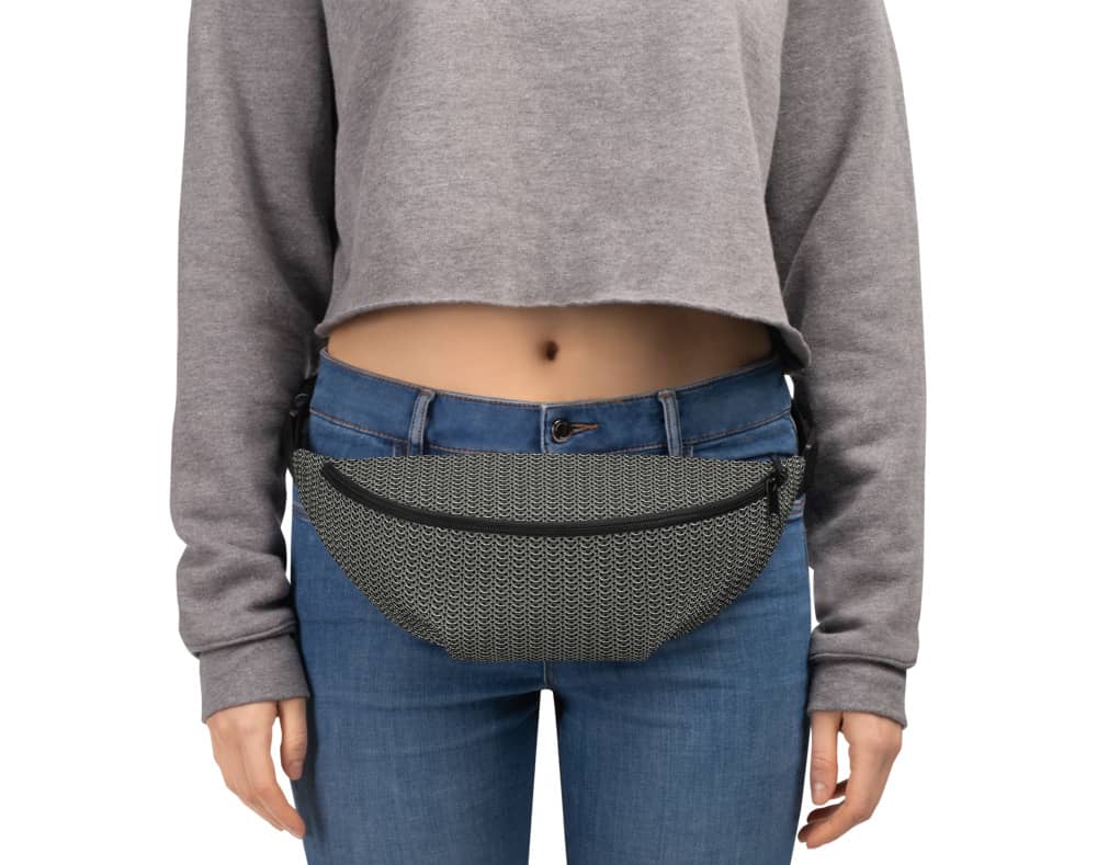 Printed Chainmail Fanny Pack - Designed By Squeaky Chimp T-shirts ...