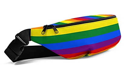 gay pride flag bumbag bumbag bag hip packs fanny pack belt