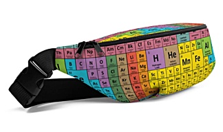 bumbag bumbag bag hip packs science math chemicals symobl periodic table fanny pack