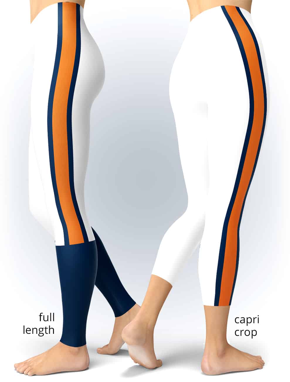 Auburn University Tigers Game Day Football Uniform Leggings - Designed By  Squeaky Chimp T-shirts & Leggings